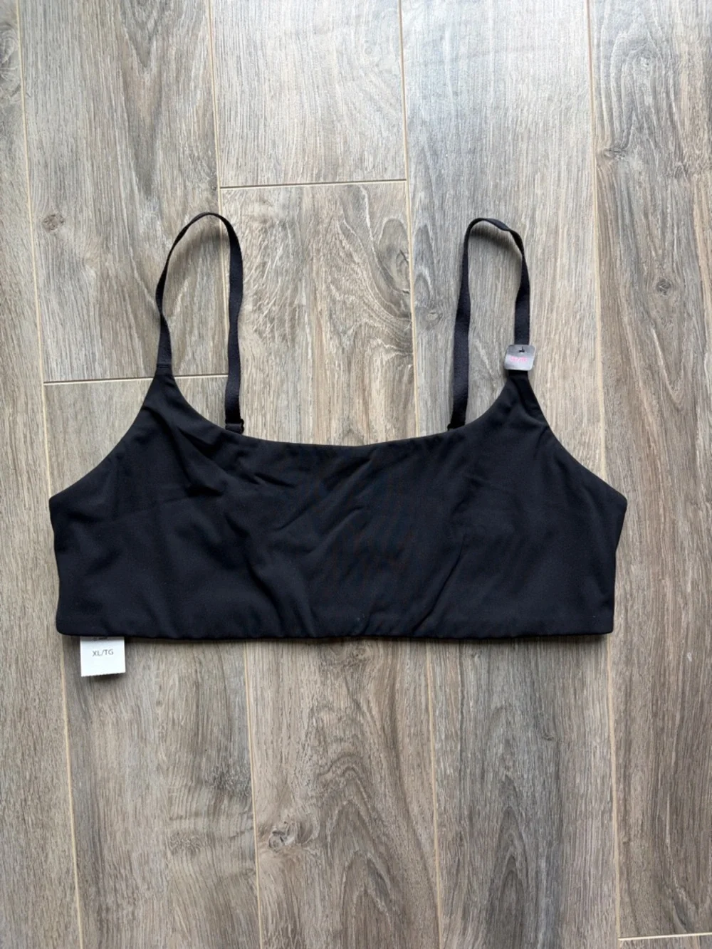 NWT La Senza Black Adjustable Strap Butter Bralette - Picture 1 of 5